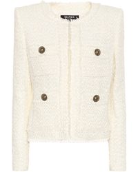 Balmain Veste en tweed - Multicolore
