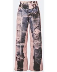 Acne Studios - 1981 Trompe L'Oil Wide-Leg Jeans - Lyst