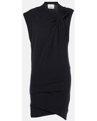 Isabel Marant - Leany Asymmetric Cotton Jersey Minidress - Lyst