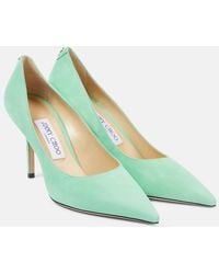 Jimmy Choo - Love 85 Suede Pumps - Lyst