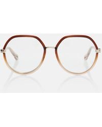 Chloé - Round Glasses - Lyst