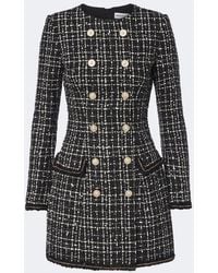 Rebecca Vallance - Meringue Boucle Tweed Blazer Dress - Lyst