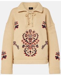 Etro - Wool And Cashmere Sweater - Lyst
