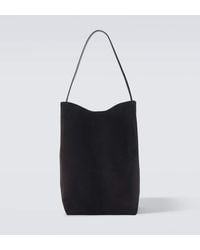 The Row - N/S Park Large Suede Tote Bag - Lyst
