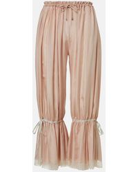 Chloé - Pantaloni Cropped - Lyst