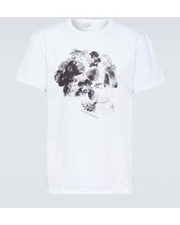 Alexander McQueen - Camiseta en jersey de algodon - Lyst