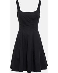 STAUD - Wells Cotton Minidress - Lyst