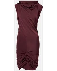 Magda Butrym - Hooded Draped Minidress - Lyst