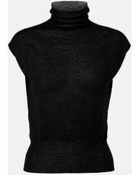 Rick Owens - Top Turtle Aus Schurwolle - Lyst