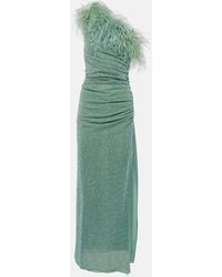 Oséree - Lumiere Feather-trimmed Gown - Lyst
