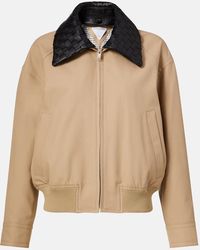Bottega Veneta - Veste En Coton Intrecciato - Lyst