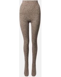The Row - Mumu Cashmere Tweed Tights - Lyst