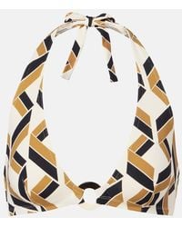 Eres - Dimension Halterneck Patterned Bikini Top - Lyst