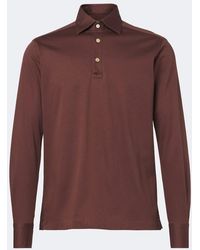 Kiton - Cotton Polo Shirt - Lyst