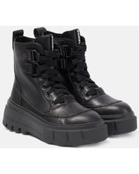 Sorel - Caribou X Leather Lace-Up Boots - Lyst