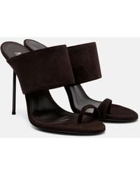Paris Texas - Lidia 105 Suede Sandals - Lyst
