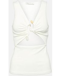 Christopher Esber - Top Callisto De Jersey Adornado - Lyst