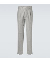 ZEGNA - Wool Straight Pants - Lyst