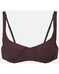 Melissa Odabash - Bikini-Oberteil Noto Aus Rippstrick - Lyst