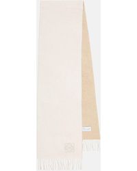 Loewe Schal aus Wolle und Kaschmir - Mehrfarbig