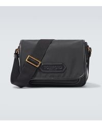 Tom Ford - Messenger Bag Mit Leder - Lyst