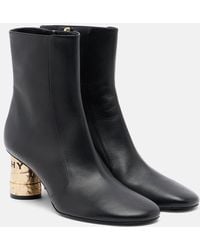 Givenchy - Ankle Boots Tape Aus Leder - Lyst