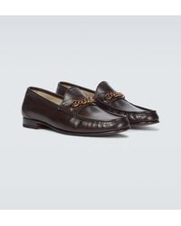 Tom Ford - Leather York Chain Loafers - Lyst