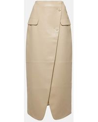 Frankie Shop - Nan Faux Leather Maxi Skirt - Lyst
