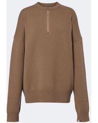 Extreme Cashmere - N°496 Like Cashmere-Blend Half-Zip Sweater - Lyst