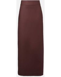 Adriana Degreas - Cotton-Blend Maxi Skirt - Lyst