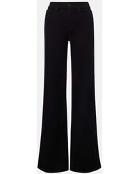 7 For All Mankind - High-Rise Wide-Leg Jeans Lotta - Lyst