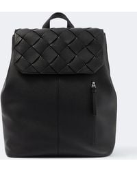 Bottega Veneta - Diago Intreccio Leather Backpack - Lyst
