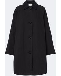 The Row - Ina Cotton Gabardine Coat - Lyst