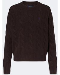 Polo Ralph Lauren - Cable-Knit Wool And Cashmere Sweater - Lyst
