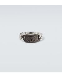 Gucci - Interlocking G Sterling Ring - Lyst