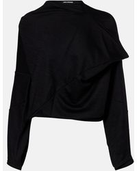 Junya Watanabe - Wool-Blend Crop Top - Lyst