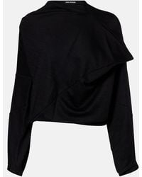 Junya Watanabe - Wool-Blend Crop Top - Lyst