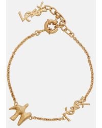 Saint Laurent - Cassandre Chain Bracelet - Lyst