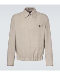 Slowear - Virgin Wool Blouson Jacket - Lyst