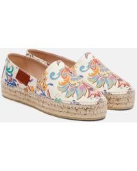 Etro - Espadrilles Aus Canvas - Lyst