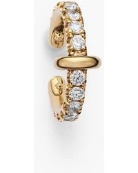 Spinelli Kilcollin - Einzelner Ear Cuff Aus 18Kt Gelbgold Mit Diamanten - Lyst