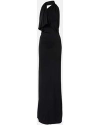 KHAITE - Roza Draped Jersey Gown - Lyst