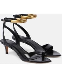 Isabel Marant - Alziry 50 Leather Sandals - Lyst