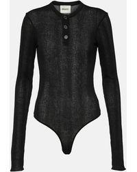 KHAITE - Janelle Cotton-Blend Jersey Bodysuit - Lyst