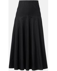 Proenza Schouler - Falda Midi Heidi En Mezcla De Algodon - Lyst