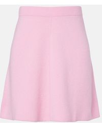 Jardin Des Orangers - Wool And Cashmere Miniskirt - Lyst