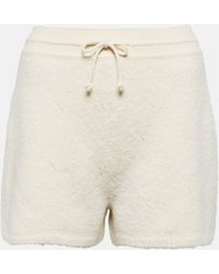 Loro Piana - High-rise Cashmere Shorts - Lyst