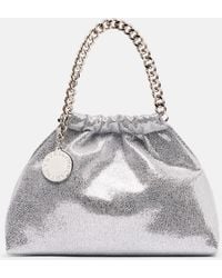 Stella McCartney - Falabella Small Metallic Tote Bag - Lyst
