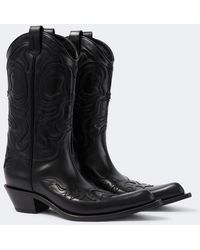 Acne Studios - Bouni Leather Cowboy Boots - Lyst