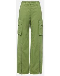 Stella McCartney - Mid-Rise Cotton Cargo Pants - Lyst